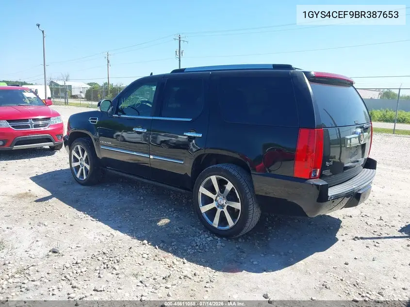 2011 Cadillac Escalade Premium VIN: 1GYS4CEF9BR387653 Lot: 45611058