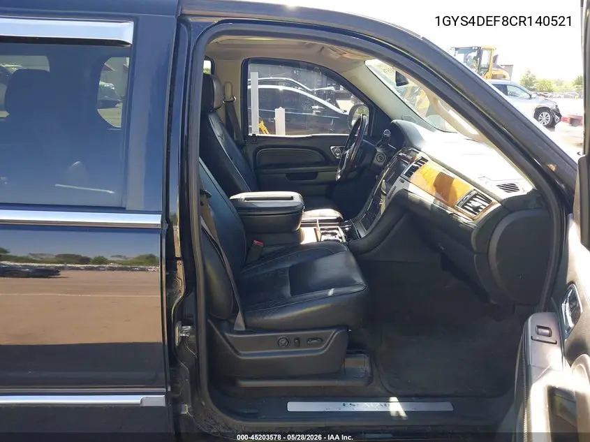 2012 Cadillac Escalade Platinum Edition VIN: 1GYS4DEF8CR140521 Lot: 45203578