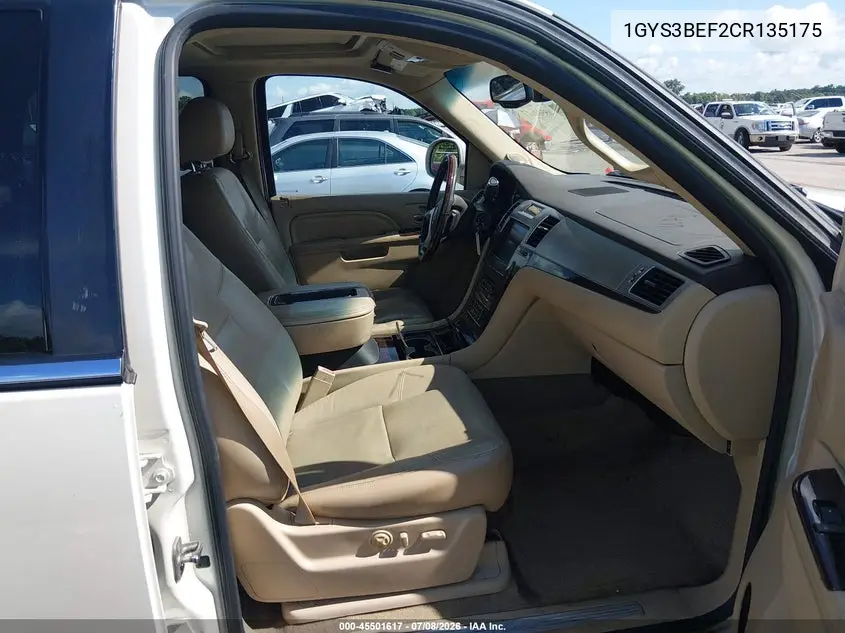 2012 Cadillac Escalade Luxury VIN: 1GYS3BEF2CR135175 Lot: 45501617