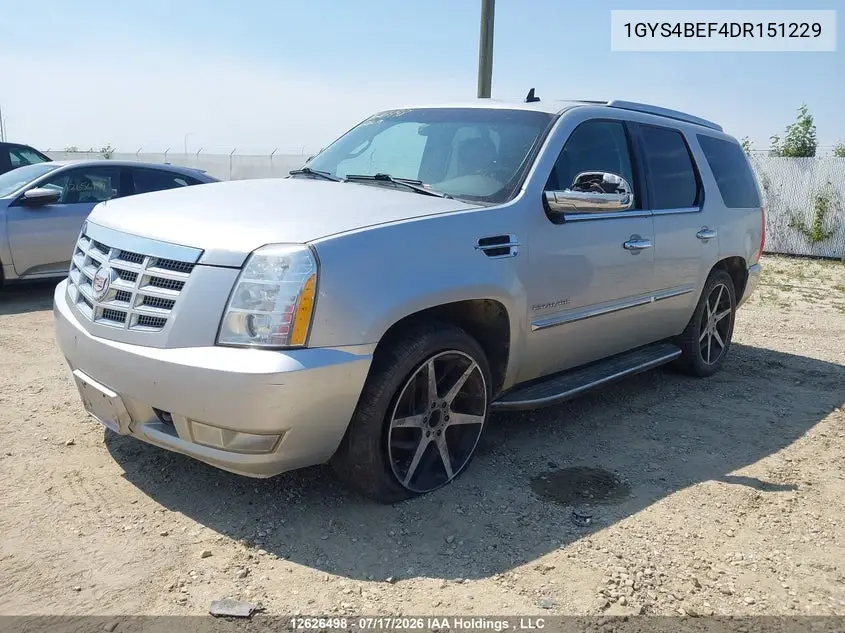 2013 Cadillac Escalade VIN: 1GYS4BEF4DR151229 Lot: 12626498x