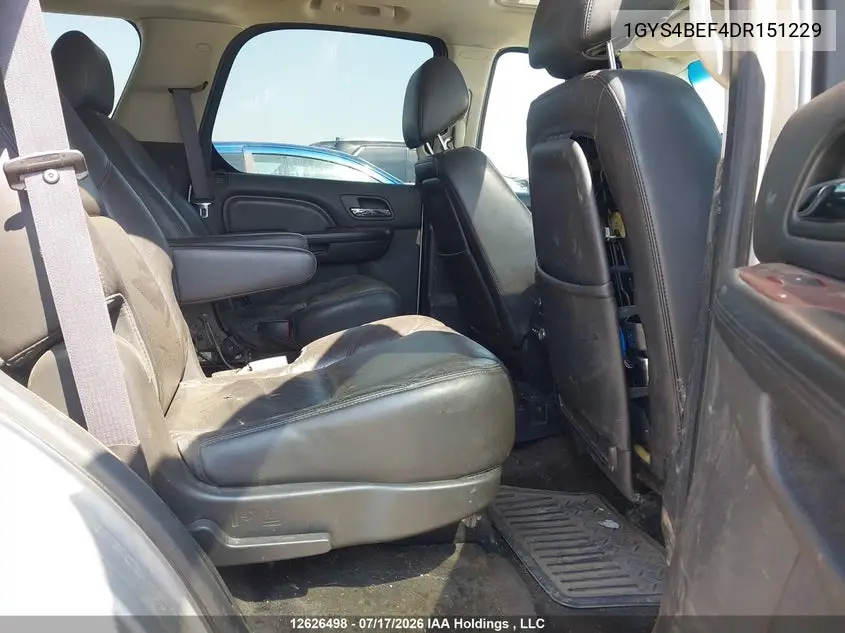 2013 Cadillac Escalade VIN: 1GYS4BEF4DR151229 Lot: 12626498x