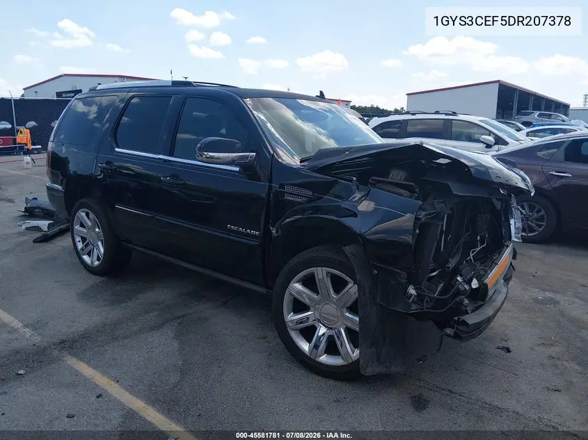 2013 Cadillac Escalade Premium VIN: 1GYS3CEF5DR207378 Lot: 45581781