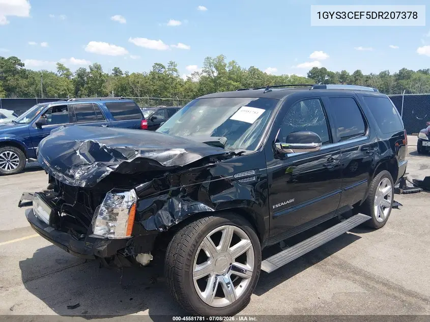 2013 Cadillac Escalade Premium VIN: 1GYS3CEF5DR207378 Lot: 45581781