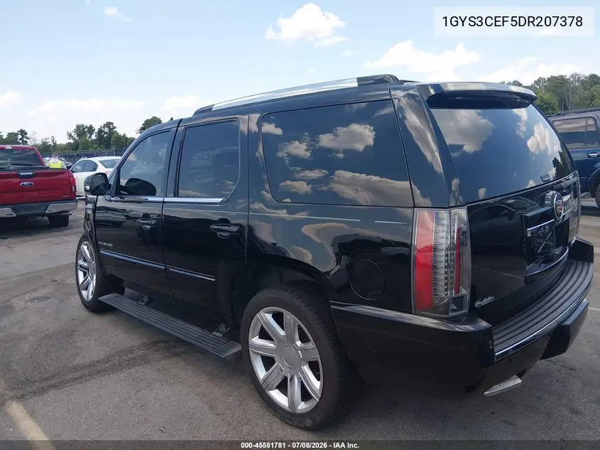 2013 Cadillac Escalade Premium VIN: 1GYS3CEF5DR207378 Lot: 45581781