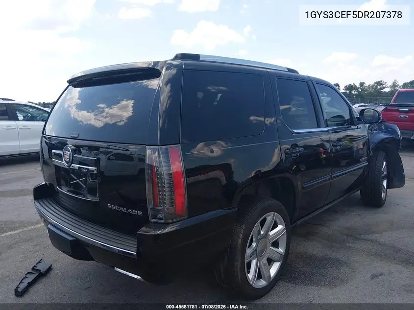 2013 Cadillac Escalade Premium VIN: 1GYS3CEF5DR207378 Lot: 45581781
