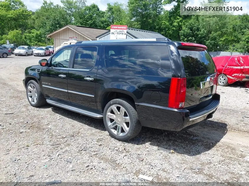 2014 Cadillac Escalade Esv Luxury VIN: 1GYS4HEFXER151904 Lot: 45423588