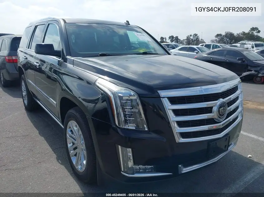 2015 Cadillac Escalade Premium VIN: 1GYS4CKJ0FR208091 Lot: 45249405