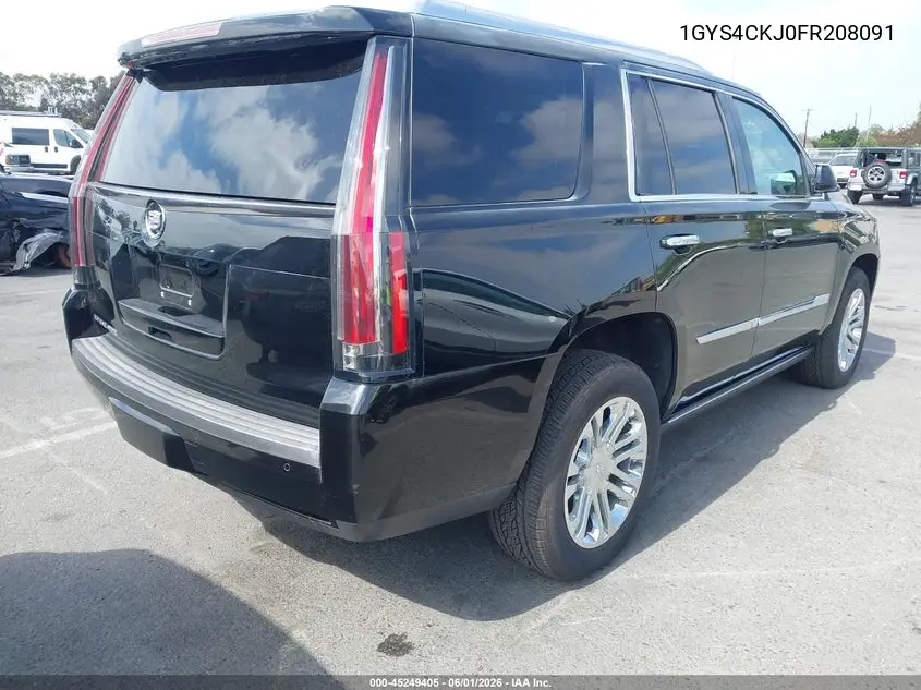 2015 Cadillac Escalade Premium VIN: 1GYS4CKJ0FR208091 Lot: 45249405