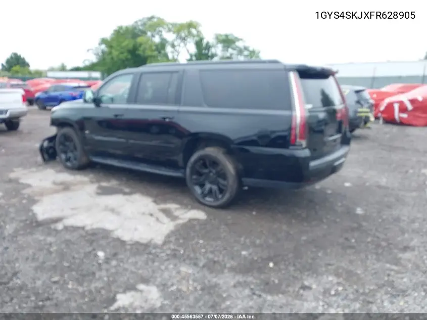 2015 Cadillac Escalade Esv Luxury VIN: 1GYS4SKJXFR628905 Lot: 45563557