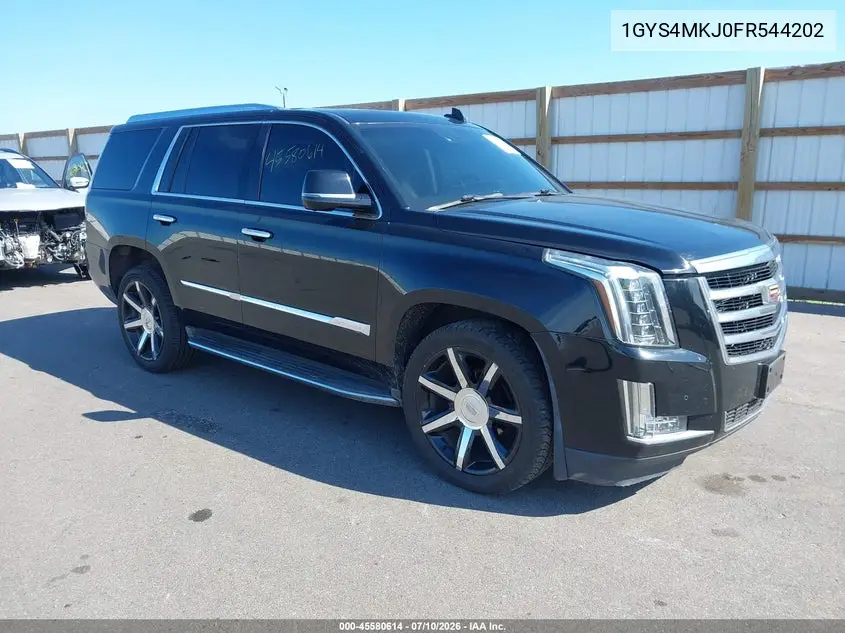 2015 Cadillac Escalade Luxury VIN: 1GYS4MKJ0FR544202 Lot: 45580614
