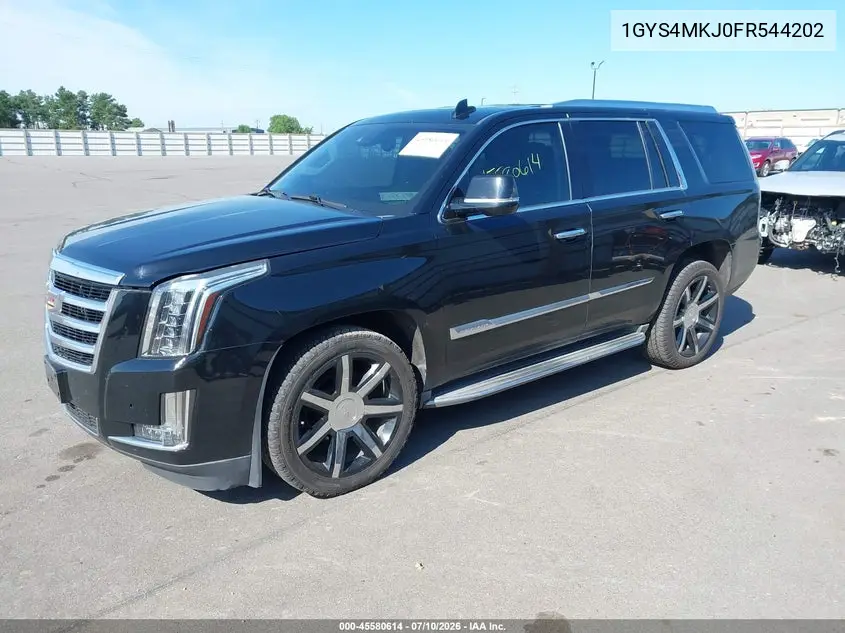 2015 Cadillac Escalade Luxury VIN: 1GYS4MKJ0FR544202 Lot: 45580614
