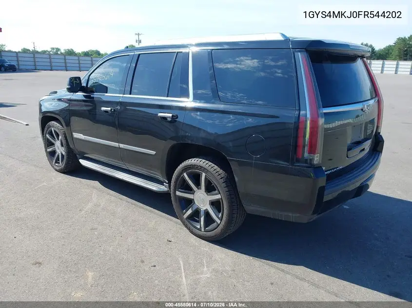 2015 Cadillac Escalade Luxury VIN: 1GYS4MKJ0FR544202 Lot: 45580614