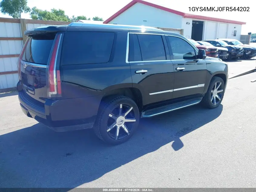 2015 Cadillac Escalade Luxury VIN: 1GYS4MKJ0FR544202 Lot: 45580614