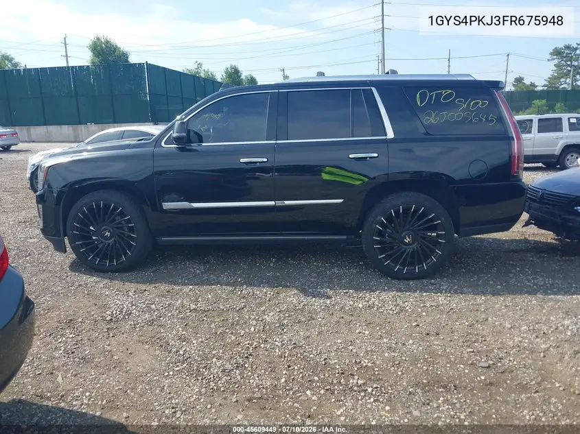 2015 Cadillac Escalade Platinum VIN: 1GYS4PKJ3FR675948 Lot: 45609449