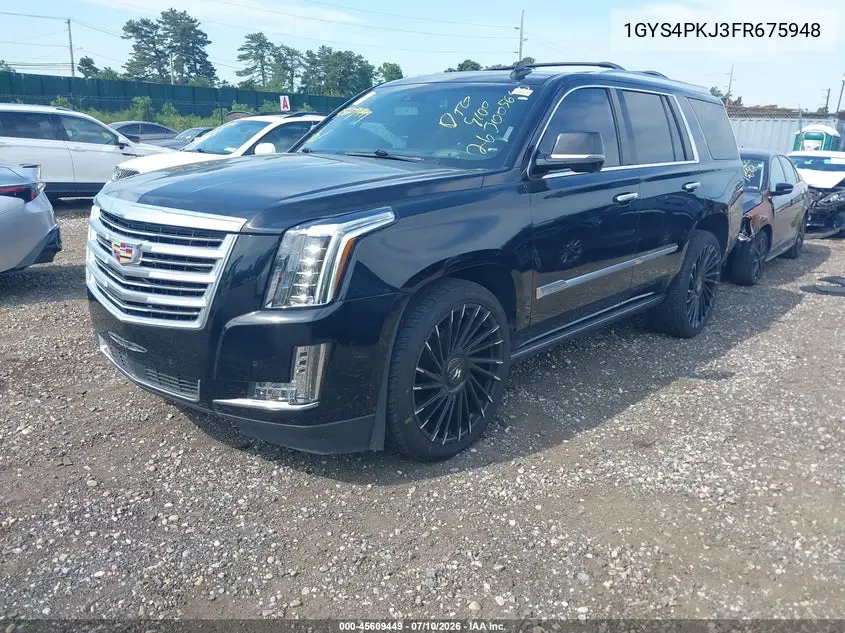 2015 Cadillac Escalade Platinum VIN: 1GYS4PKJ3FR675948 Lot: 45609449