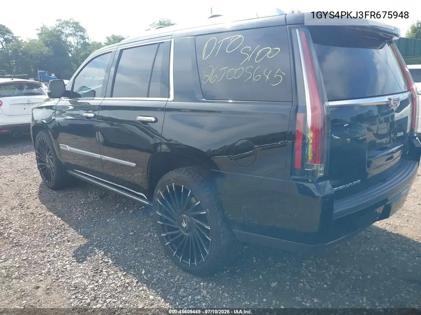 2015 Cadillac Escalade Platinum VIN: 1GYS4PKJ3FR675948 Lot: 45609449