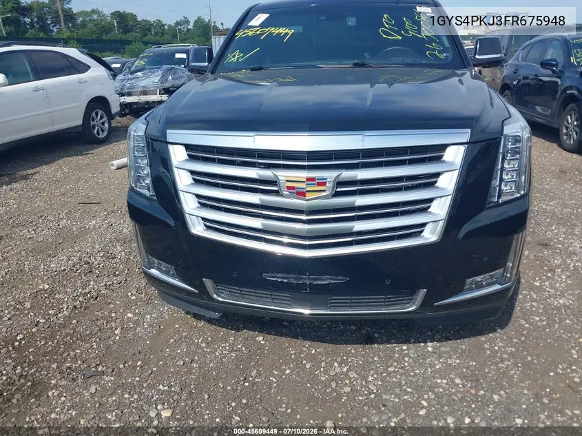 2015 Cadillac Escalade Platinum VIN: 1GYS4PKJ3FR675948 Lot: 45609449