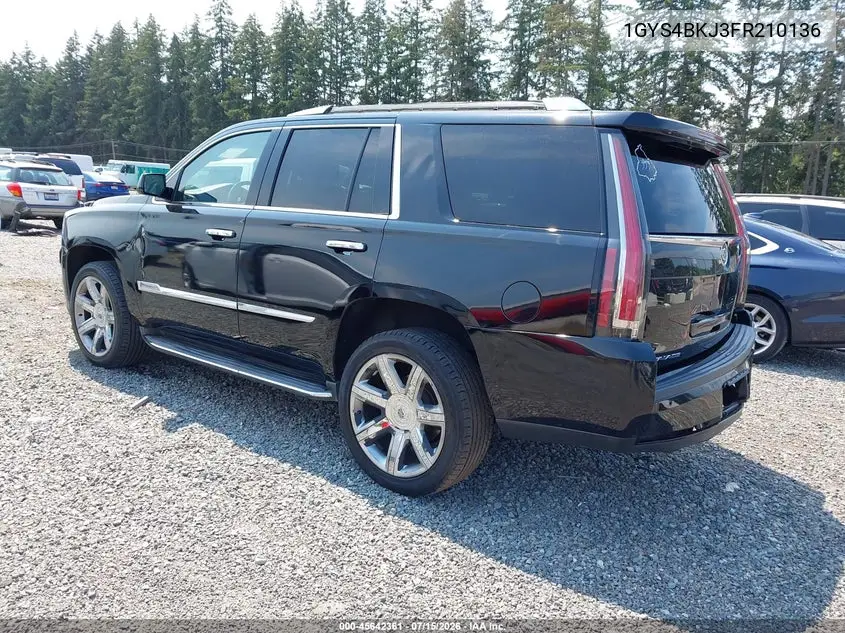 1GYS4BKJ3FR210136 2015 Cadillac Escalade Luxury