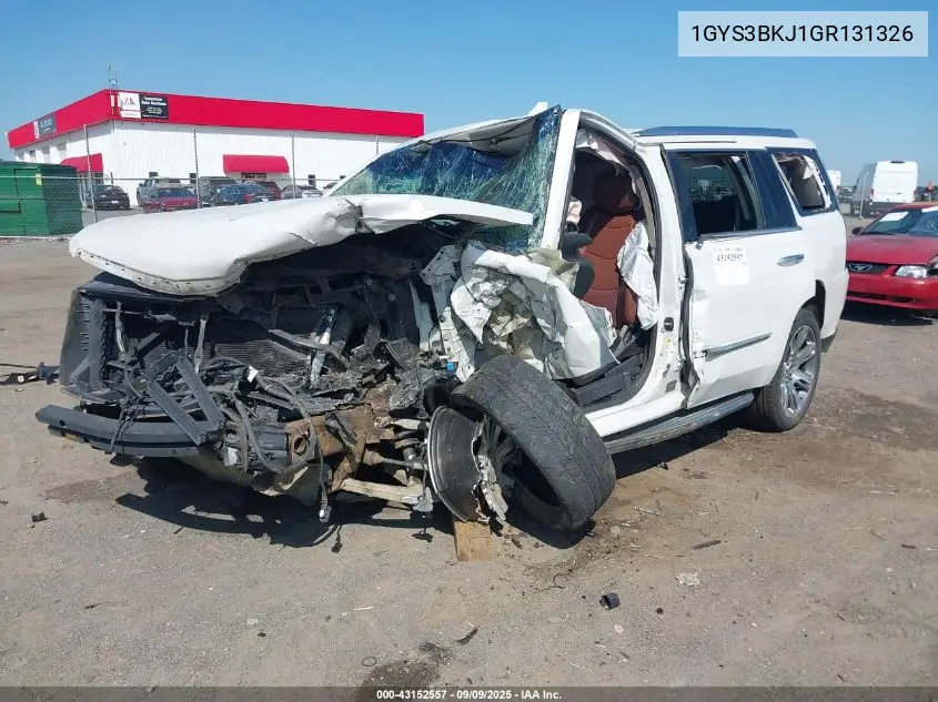 1GYS3BKJ1GR131326 2016 Cadillac Escalade Luxury Collection
