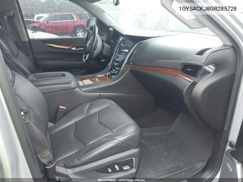 1GYS4CKJ8GR285728 2016 Cadillac Escalade Premium Collection