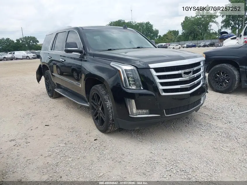 2016 Cadillac Escalade Luxury Collection VIN: 1GYS4BKJ7GR257252 Lot: 45558542