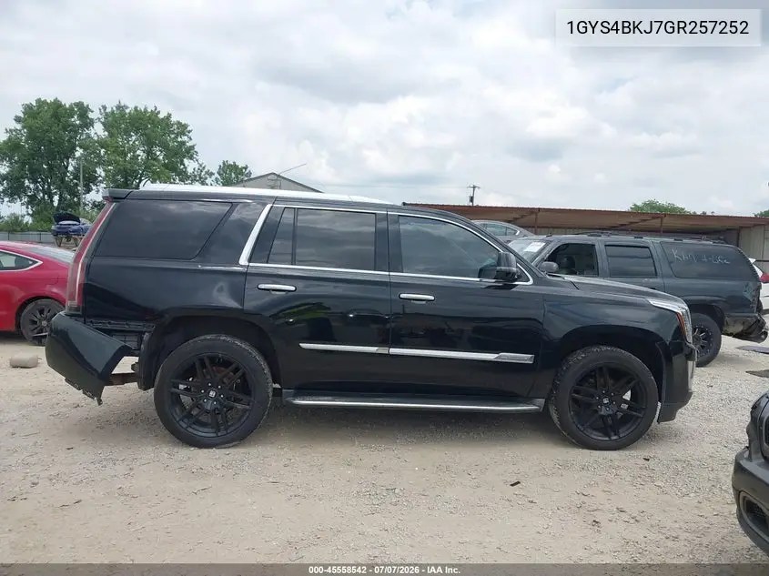 2016 Cadillac Escalade Luxury Collection VIN: 1GYS4BKJ7GR257252 Lot: 45558542