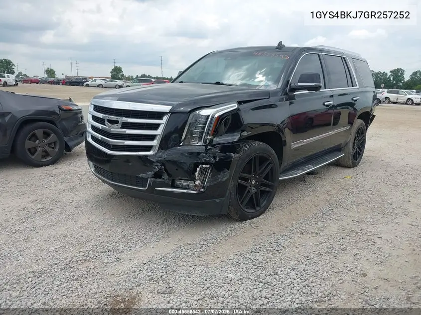 2016 Cadillac Escalade Luxury Collection VIN: 1GYS4BKJ7GR257252 Lot: 45558542