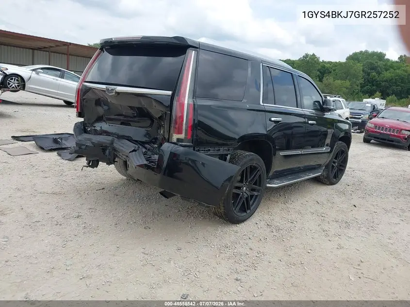2016 Cadillac Escalade Luxury Collection VIN: 1GYS4BKJ7GR257252 Lot: 45558542