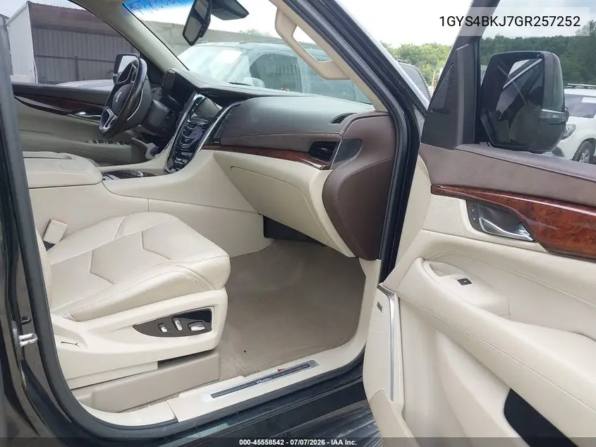 2016 Cadillac Escalade Luxury Collection VIN: 1GYS4BKJ7GR257252 Lot: 45558542