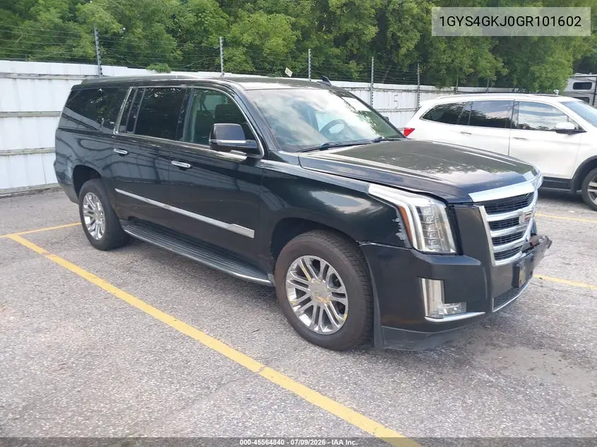 2016 Cadillac Escalade Esv Standard VIN: 1GYS4GKJ0GR101602 Lot: 45564840