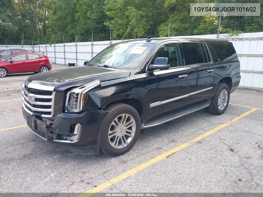 2016 Cadillac Escalade Esv Standard VIN: 1GYS4GKJ0GR101602 Lot: 45564840