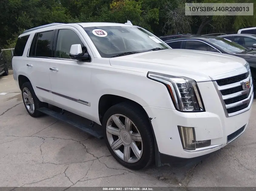 2016 Cadillac Escalade Luxury Collection VIN: 1GYS3BKJ4GR208013 Lot: 45613682