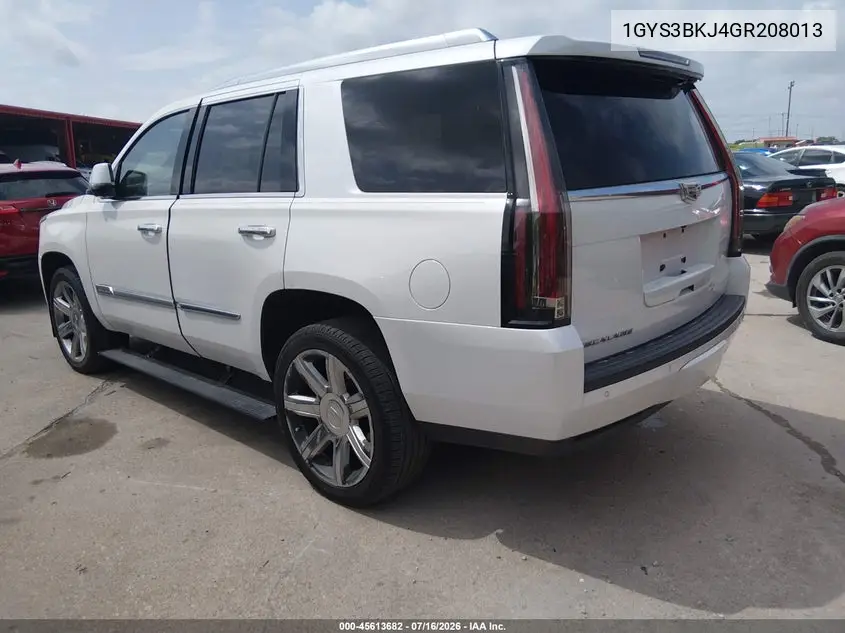 2016 Cadillac Escalade Luxury Collection VIN: 1GYS3BKJ4GR208013 Lot: 45613682