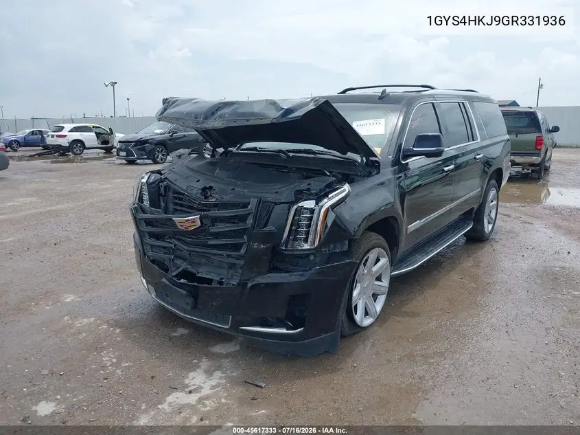 2016 Cadillac Escalade Esv Luxury Collection VIN: 1GYS4HKJ9GR331936 Lot: 45617333