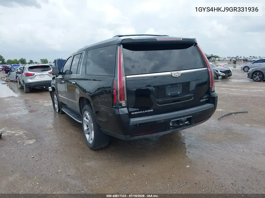 2016 Cadillac Escalade Esv Luxury Collection VIN: 1GYS4HKJ9GR331936 Lot: 45617333