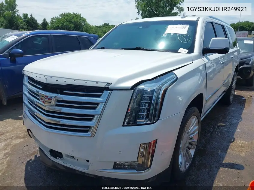 1GYS3KKJ0HR249921 2017 Cadillac Escalade Esv Platinum