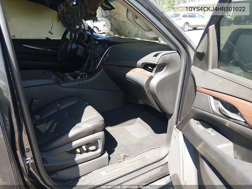 2017 Cadillac Escalade Premium Luxury VIN: 1GYS4CKJ4HR301022 Lot: 45377739