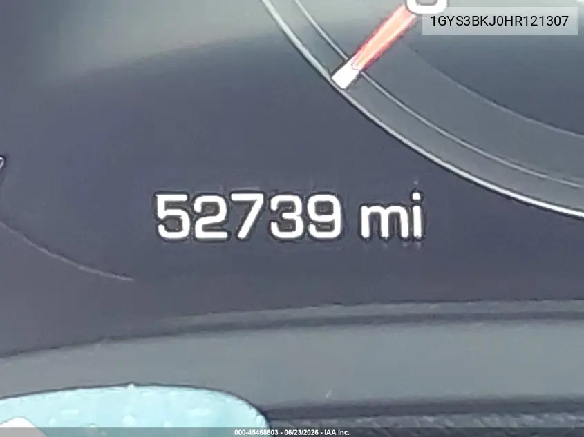 1GYS3BKJ0HR121307 2017 Cadillac Escalade Luxury