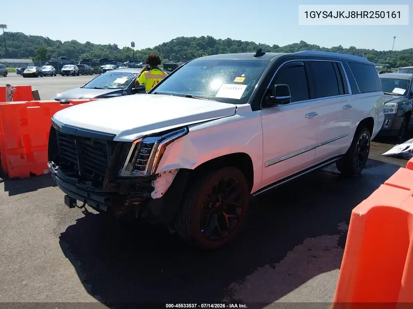 2017 Cadillac Escalade Esv Premium Luxury VIN: 1GYS4JKJ8HR250161 Lot: 45533537