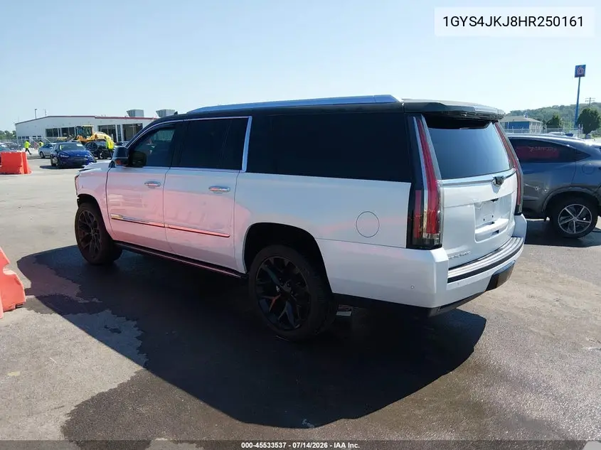 2017 Cadillac Escalade Esv Premium Luxury VIN: 1GYS4JKJ8HR250161 Lot: 45533537
