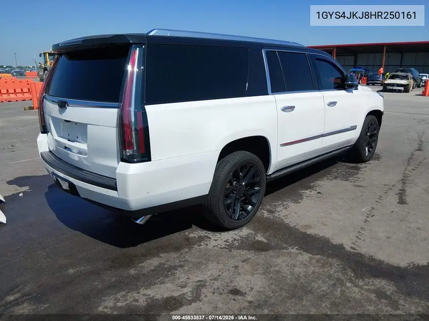 2017 Cadillac Escalade Esv Premium Luxury VIN: 1GYS4JKJ8HR250161 Lot: 45533537