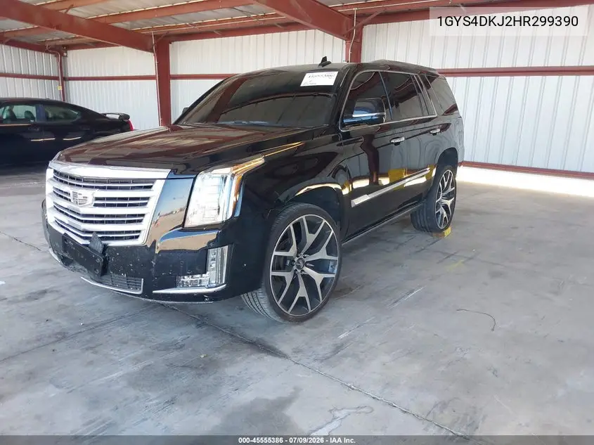 2017 Cadillac Escalade Platinum VIN: 1GYS4DKJ2HR299390 Lot: 45555386