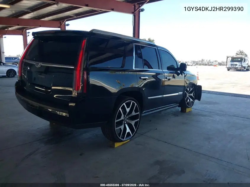 2017 Cadillac Escalade Platinum VIN: 1GYS4DKJ2HR299390 Lot: 45555386