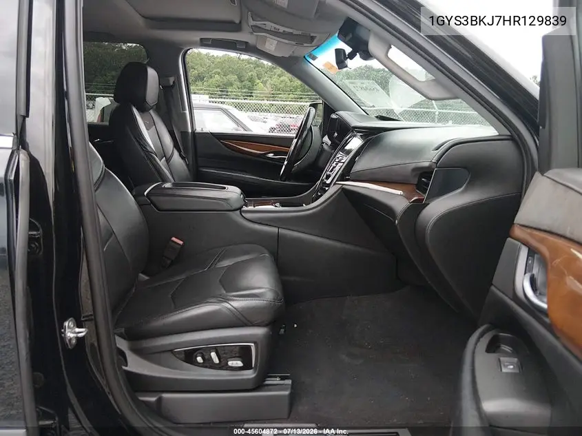 2017 Cadillac Escalade Luxury VIN: 1GYS3BKJ7HR129839 Lot: 45604872