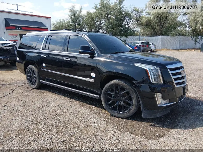 2017 Cadillac Escalade Esv Premium Luxury VIN: 1GYS4JKJ1HR308787 Lot: 45637309