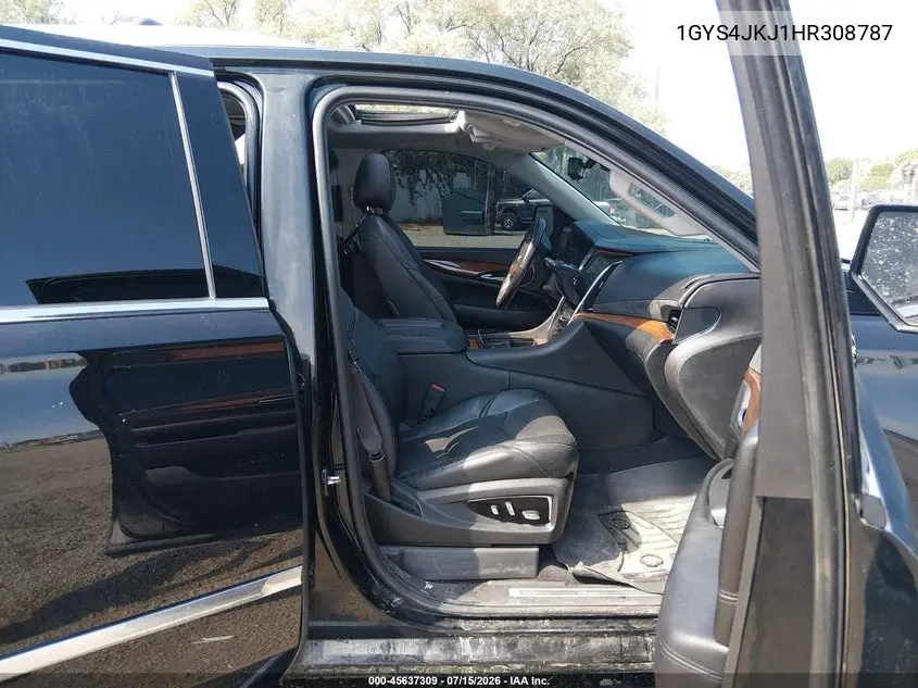 2017 Cadillac Escalade Esv Premium Luxury VIN: 1GYS4JKJ1HR308787 Lot: 45637309