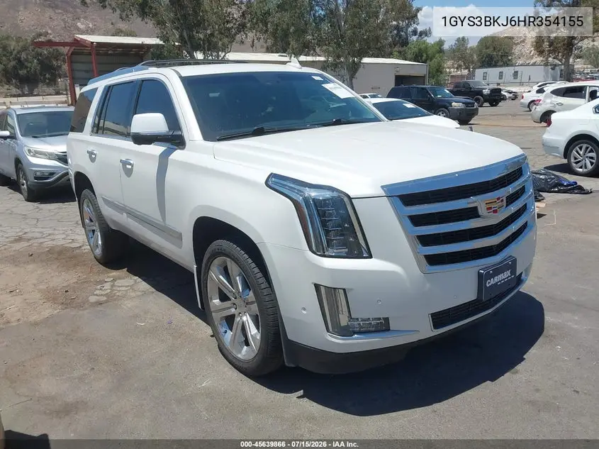 2017 Cadillac Escalade Luxury VIN: 1GYS3BKJ6HR354155 Lot: 45639866