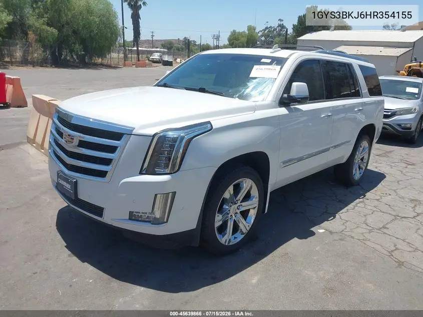 2017 Cadillac Escalade Luxury VIN: 1GYS3BKJ6HR354155 Lot: 45639866