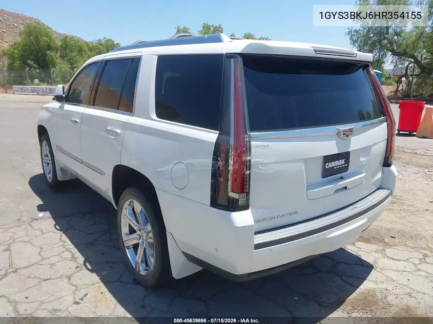 2017 Cadillac Escalade Luxury VIN: 1GYS3BKJ6HR354155 Lot: 45639866