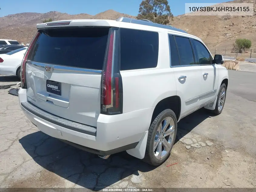 2017 Cadillac Escalade Luxury VIN: 1GYS3BKJ6HR354155 Lot: 45639866